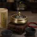 Traditional Brass Incense Burner – Handcrafted Zen Home Décor