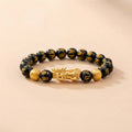 Feng Shui Pixiu Black Obsidian Wealth Bracelet – Attract Money, Luck & Protection
