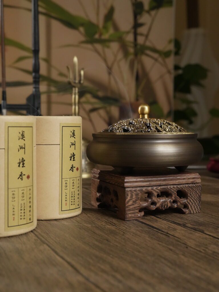 Traditional Brass Incense Burner – Handcrafted Zen Home Décor