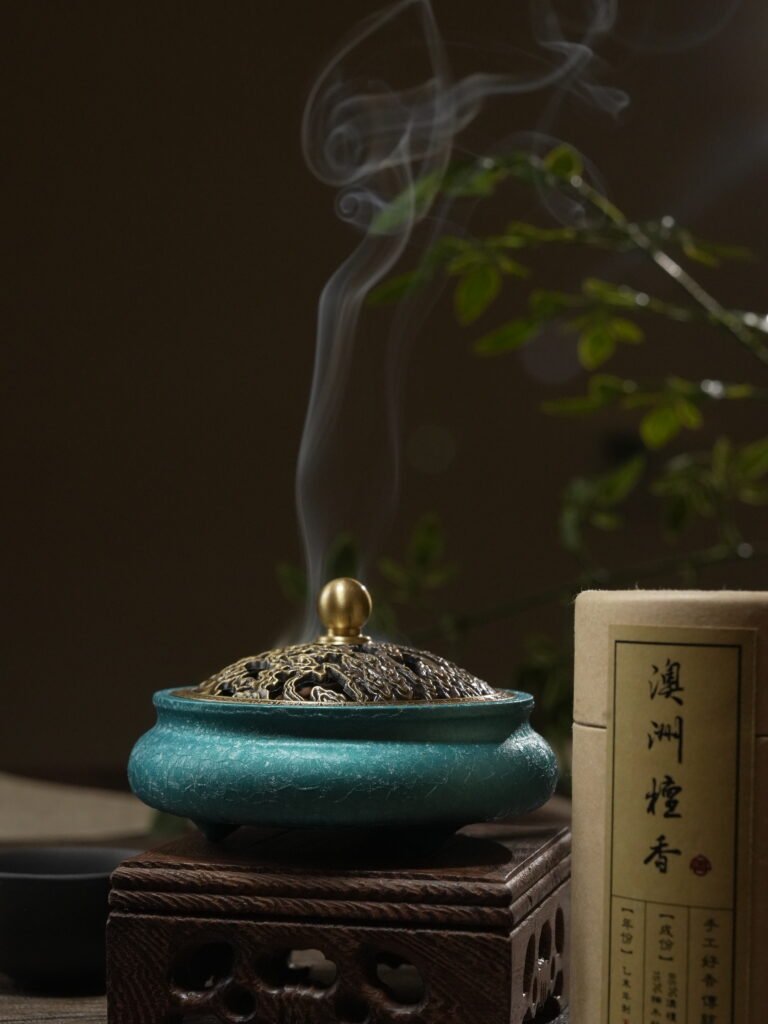 Traditional Brass Incense Burner – Handcrafted Zen Home Décor