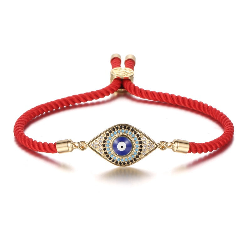 Red String Evil Eye Bracelet – Handmade Spiritual Protection & Good Luck Jewelry