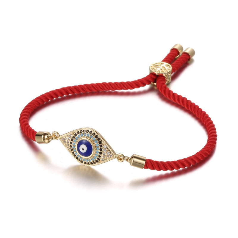 Red String Evil Eye Bracelet – Handmade Spiritual Protection & Good Luck Jewelry