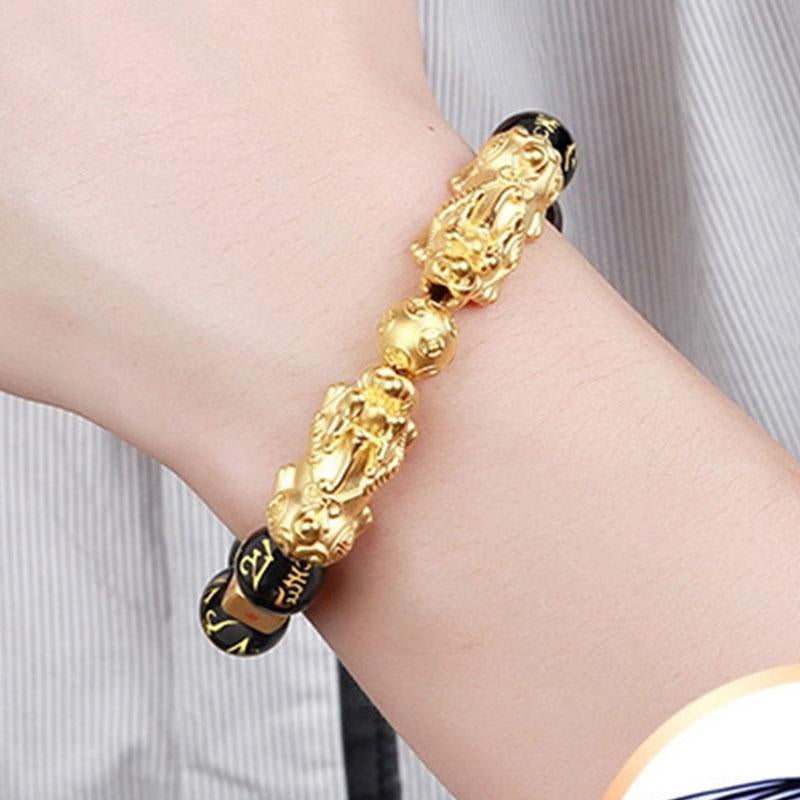 Double Pixiu Bracelet – Feng Shui Wealth & Protection Charm Jewelry
