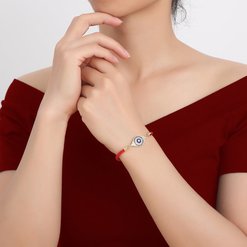 Red String Evil Eye Bracelet – Handmade Spiritual Protection & Good Luck Jewelry