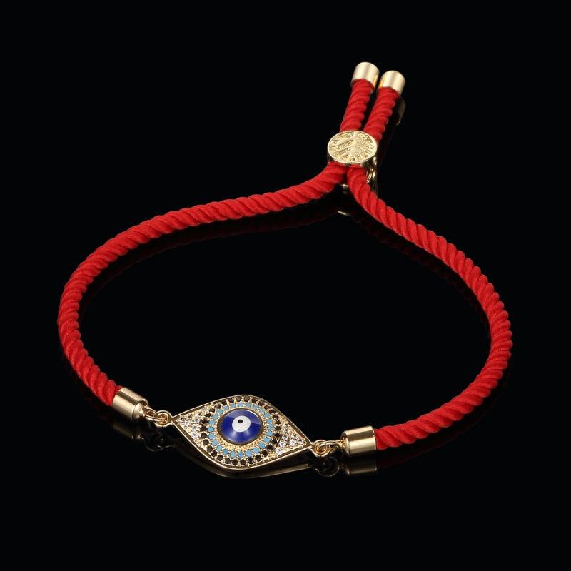 Red String Evil Eye Bracelet – Handmade Spiritual Protection & Good Luck Jewelry