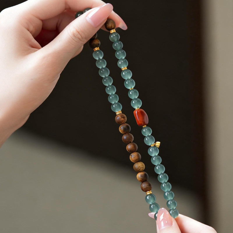 Five Elements "Water" Flow & Wealth Bracelet · Natural Feng Shui Wisdom Talisman