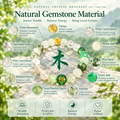 Five Elements Wood Crystal Wealth Bracelet | Natural Gemstone Feng Shui Jewelry