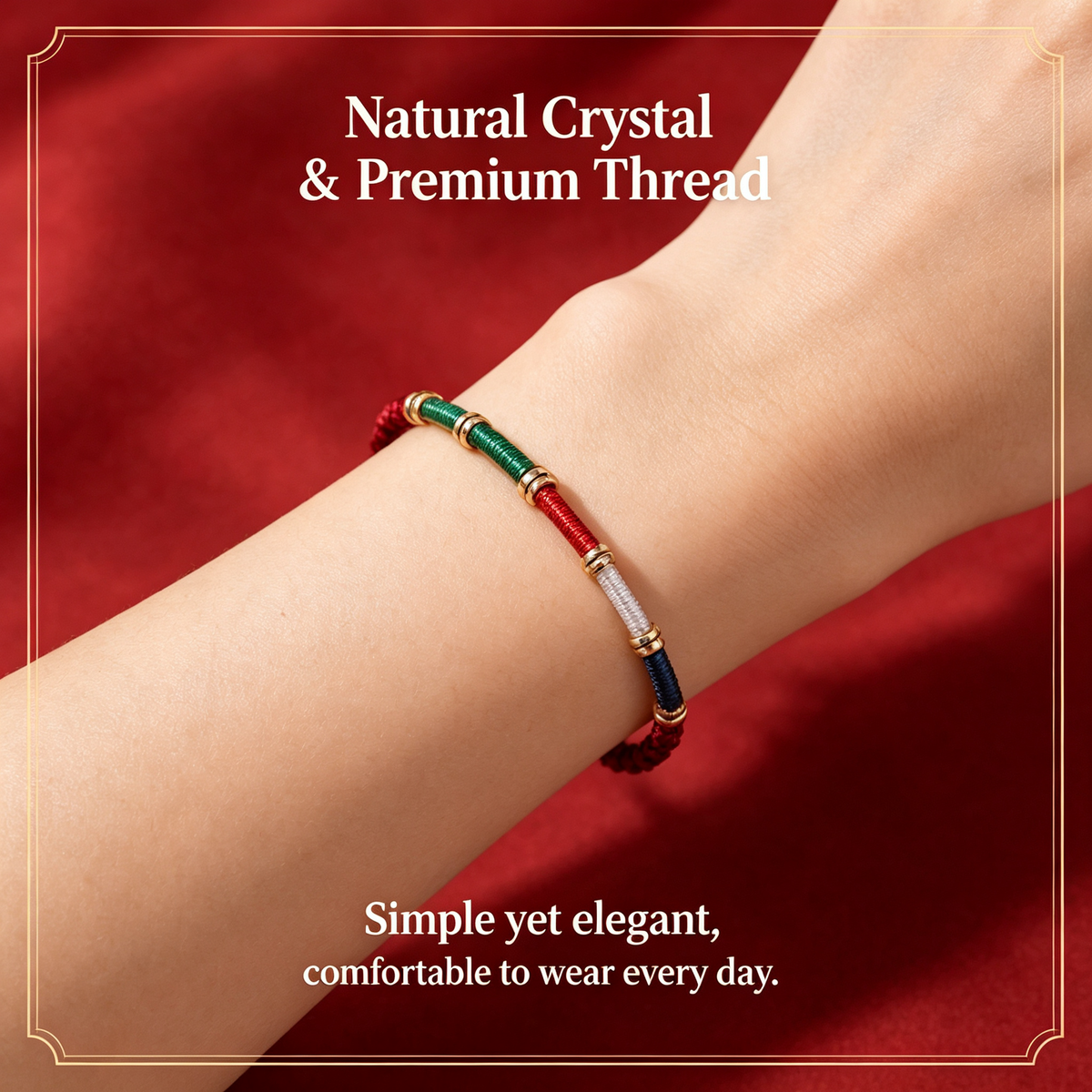 Five-Color Fortune String Bracelet – Protection, Blessings & Good Luck